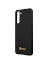 Kup Etui Guess GUHCS21SLSLMGBK Samsung Galaxy S21 fekete/black hardcase Silicone Script Metal Logo - GUE921BLK - {ean13} - Sklep Home Screen