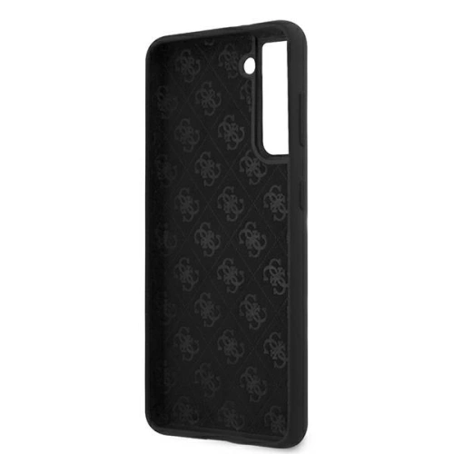 Kup Etui Guess GUHCS21SLSLMGBK Samsung Galaxy S21 fekete/black hardcase Silicone Script Metal Logo - GUE921BLK - {ean13} - Sklep Home Screen