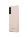 Kup Etui Guess GUHCS21SLSLMGLP Samsung Galaxy S21 roz/pink hardcase Silicon Script Metal Logo - GUE922PNK - {ean13} - Sklep Home Screen