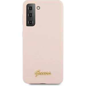 Kup Etui Guess GUHCS21SLSLMGLP Samsung Galaxy S21 roz/pink hardcase Silicon Script Metal Logo - GUE922PNK - {ean13} - Sklep Home Screen