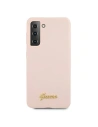 Kup Etui Guess GUHCS21SLSLMGLP Samsung Galaxy S21 růžový/pink hardcase silikonový script metal logo - GUE922PNK - {ean13} - Sklep Home Screen