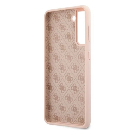 Kup Etui Guess GUHCS21SLSLMGLP Samsung Galaxy S21 růžový/pink hardcase silikonový script metal logo - GUE922PNK - {ean13} - Sklep Home Screen