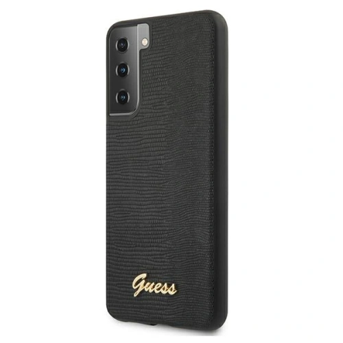 Kup Etui Guess GUHCS21SPCUMLLIBK Samsung Galaxy S21 fekete/black hardcase Lizard Collection - GUE923BLK - {ean13} - Sklep Home Screen