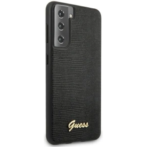 Kup Etui Guess GUHCS21SPCUMLLIBK Samsung Galaxy S21 negru/black hardcase Lizard Collection - GUE923BLK - {ean13} - Sklep Home Screen