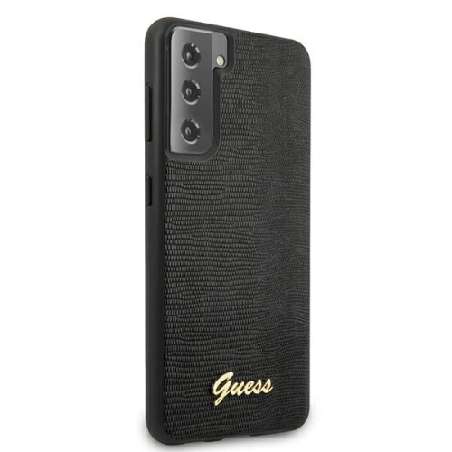 Kup Etui Guess GUHCS21SPCUMLLIBK Samsung Galaxy S21 fekete/black hardcase Lizard Collection - GUE923BLK - {ean13} - Sklep Home Screen