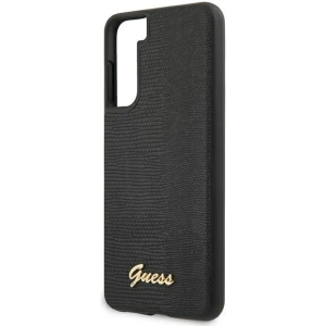Kup Etui Guess GUHCS21SPCUMLLIBK Samsung Galaxy S21 negru/black hardcase Lizard Collection - GUE923BLK - {ean13} - Sklep Home Screen