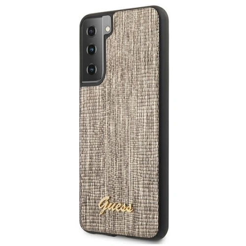 Kup Etui Guess GUHCS21SPCUMLLIGO Samsung Galaxy S21 auriu/hardcase Lizard Collection - GUE924GLD - {ean13} - Sklep Home Screen