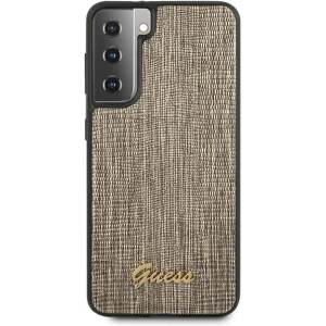 Kup Etui Guess GUHCS21SPCUMLLIGO Samsung Galaxy S21 auriu/hardcase Lizard Collection - GUE924GLD - {ean13} - Sklep Home Screen
