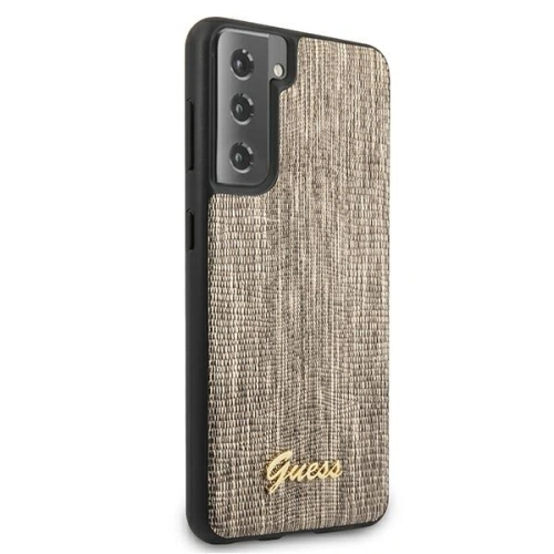 Kup Etui Guess GUHCS21SPCUMLLIGO Samsung Galaxy S21 auriu/hardcase Lizard Collection - GUE924GLD - {ean13} - Sklep Home Screen