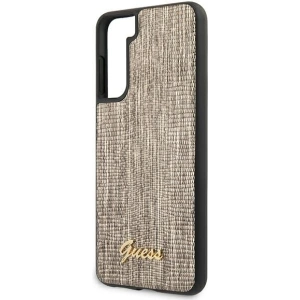 Kup Etui Guess GUHCS21SPCUMLLIGO Samsung Galaxy S21 auriu/hardcase Lizard Collection - GUE924GLD - {ean13} - Sklep Home Screen