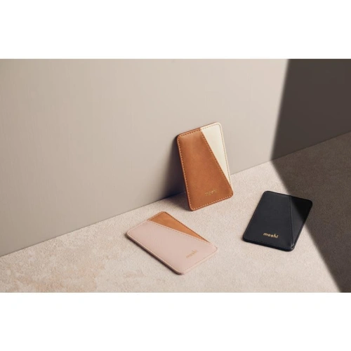 Kup Portofel magnetic Moshi Slim Wallet (Sistem SnapTo™) (Negru Jet) - MOSH134BLK - {ean13} - Sklep Home Screen