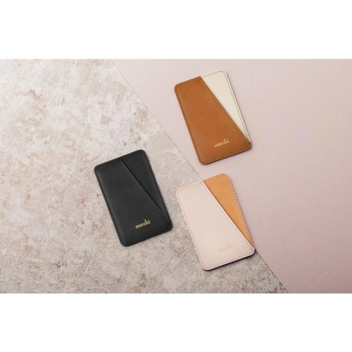 Kup Portofel magnetic Moshi Slim Wallet (Sistem SnapTo™) (Negru Jet) - MOSH134BLK - {ean13} - Sklep Home Screen