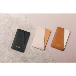 Buy Moshi Slim Wallet (System SnapTo™) (Jet Black) - MOSH134BLK - {ean13} - Home Screen Store Europe