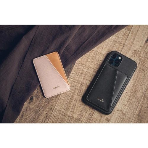 Buy Moshi Slim Wallet (System SnapTo™) (Caramel Brown) - MOSH136BR - {ean13} - Home Screen Store Europe