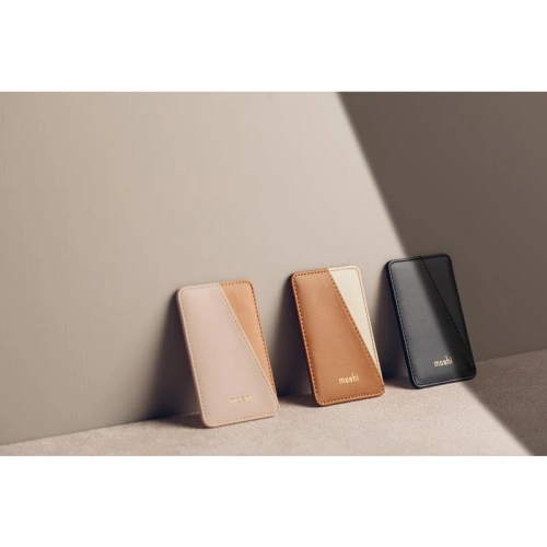 Buy Moshi Slim Wallet (System SnapTo™) (Caramel Brown) - MOSH136BR - {ean13} - Home Screen Store Europe