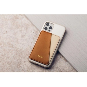 Kup Portfel magnetyczny Moshi Slim Wallet (System SnapTo™) (Caramel Brown) - MOSH136BR - {ean13} - Sklep Home Screen