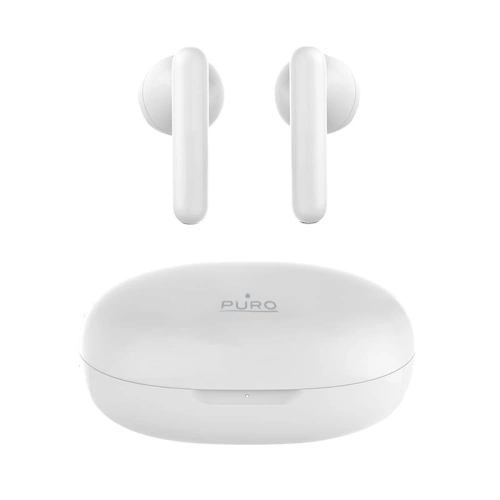 Kup PURO Slim Pod Pro TWS 5.0 Bluetooth V5.0 vezeték nélküli fejhallgató töltőtokkal, IPX5 vízállósággal (fehér) - PUR396WHT - {ean13} - Sklep Home Screen