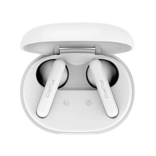 Kup Căști wireless PURO Slim Pod Pro TWS 5.0 Bluetooth V5.0 cu carcasă de încărcare, impermeabilitate IPX5 (alb) - PUR396WHT - {ean13} - Sklep Home Screen