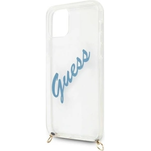 Kup Etui Guess GUHCP12SCRTVSBL Apple iPhone 12 mini niebieski/blue hardcase Script Vintage - GUE925BLU - {ean13} - Sklep Home Screen