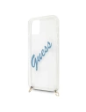 Kup Etui Guess GUHCP12SCRTVSBL Apple iPhone 12 mini albastru/blue hardcase Script Vintage - GUE925BLU - {ean13} - Sklep Home Screen