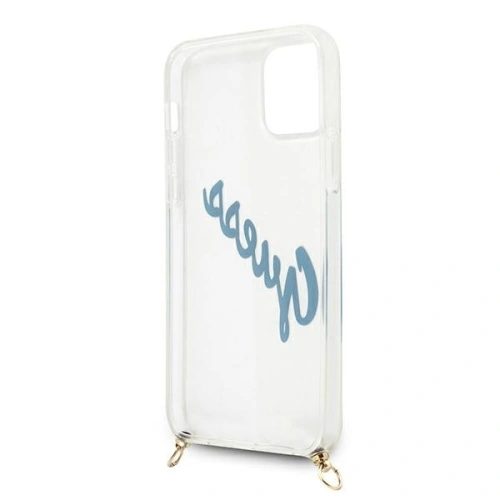 Kup Etui Guess GUHCP12SCRTVSBL Apple iPhone 12 mini albastru/blue hardcase Script Vintage - GUE925BLU - {ean13} - Sklep Home Screen