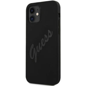Kup Etui Guess GUHCP12SLSVSBK Apple iPhone 12 mini czarny/black hardcase Script Vintage - GUE927BLK - {ean13} - Sklep Home Screen