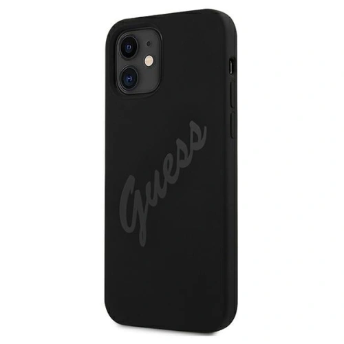 Kup Guess Apple Tasche GUHCP12SLSVSBK iPhone 12 mini schwarz/schwarz Hardcase Script Vintage - GUE927BLK - {ean13} - Sklep Home Screen