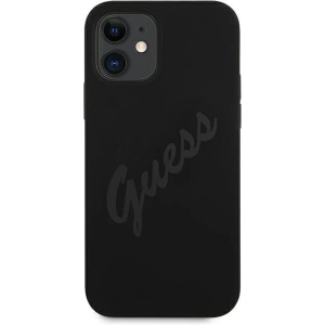 Kup Etui Guess GUHCP12SLSVSBK Apple iPhone 12 mini negru/black hardcase Script Vintage - GUE927BLK - {ean13} - Sklep Home Screen