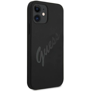 Kup Etui Guess GUHCP12SLSVSBK Apple iPhone 12 mini czarny/black hardcase Script Vintage - GUE927BLK - {ean13} - Sklep Home Screen