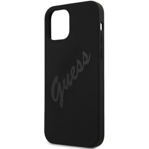 Etui Guess GUHCP12SLSVSBK Apple iPhone 12 mini černé/black hardcase Script Vintage