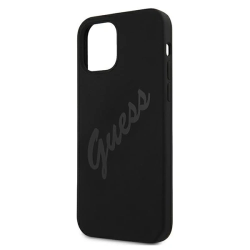 Kup Guess Apple Tasche GUHCP12SLSVSBK iPhone 12 mini schwarz/schwarz Hardcase Script Vintage - GUE927BLK - {ean13} - Sklep Home Screen