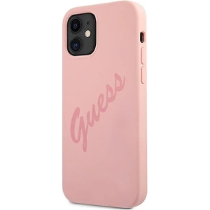 Kup Etui Guess GUHCP12SLSVSPI Apple iPhone 12 mini różowy/pink hardcase Script Vintage - GUE928PNK - {ean13} - Sklep Home Screen