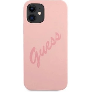 Kup Etui Guess GUHCP12SLSVSPI Apple iPhone 12 mini różowy/pink hardcase Script Vintage - GUE928PNK - {ean13} - Sklep Home Screen