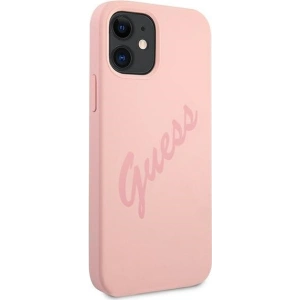 Kup Etui Guess GUHCP12SLSVSPI Apple iPhone 12 mini różowy/pink hardcase Script Vintage - GUE928PNK - {ean13} - Sklep Home Screen