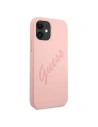 Buy Guess GUHCP12SLSVSPI Apple iPhone 12 mini pink hardcase Script Vintage - GUE928PNK - {ean13} - Home Screen Store Europe