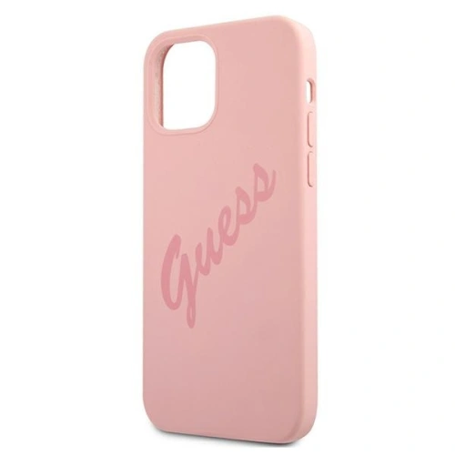 Buy Guess GUHCP12SLSVSPI Apple iPhone 12 mini pink hardcase Script Vintage - GUE928PNK - {ean13} - Home Screen Store Europe