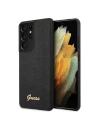 Guess Samsung Tasche GUHCS21LPCUMLIBK Galaxy S21 Ultra schwarz/schwarz Hardcase Lizard Collection