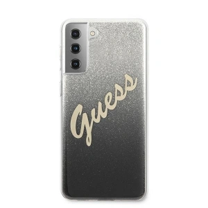 Kup Etui Guess GUHCS21MPCUGLSBK Samsung Galaxy S21+ Plus czarny/black hardcase Glitter Gradient Script - GUE934BLK - {ean13} - Sklep Home Screen