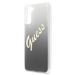 Kup Etui Guess GUHCS21MPCUGLSBK Samsung Galaxy S21+ Plus czarny/black hardcase Glitter Gradient Script - GUE934BLK - {ean13} - Sklep Home Screen