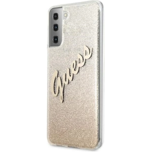 Kup Etui Guess GUHCS21MPCUGLSGO Samsung Galaxy S21+ Plus zlatý/gold hardcase Glitter Gradient Script - GUE936GLD - {ean13} - Sklep Home Screen
