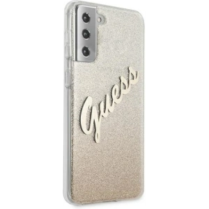 Kup Etui Guess GUHCS21MPCUGLSGO Samsung Galaxy S21+ Plus złoty/gold hardcase Glitter Gradient Script - GUE936GLD - {ean13} - Sklep Home Screen