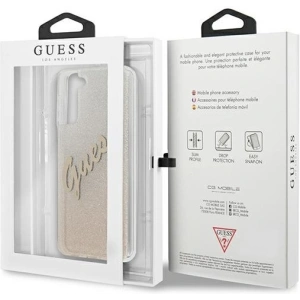 Kup Etui Guess GUHCS21MPCUGLSGO Samsung Galaxy S21+ Plus złoty/gold hardcase Glitter Gradient Script - GUE936GLD - {ean13} - Sklep Home Screen