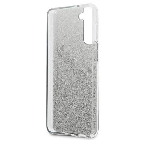 Buy Guess GUHCS21SPCUGLSBK Samsung Galaxy S21 black hardcase Glitter Gradient Script - GUE938BLK - {ean13} - Home Screen Store Europe