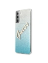 Buy Guess GUHCS21SPCUGLSBL Samsung Galaxy S21 blue hardcase Glitter Gradient Script - GUE939BLU - {ean13} - Home Screen Store Europe
