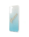 Buy Guess GUHCS21SPCUGLSBL Samsung Galaxy S21 blue hardcase Glitter Gradient Script - GUE939BLU - {ean13} - Home Screen Store Europe