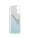 Buy Guess GUHCS21SPCUGLSBL Samsung Galaxy S21 blue hardcase Glitter Gradient Script - GUE939BLU - {ean13} - Home Screen Store Europe