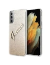 Kup Guess Samsung Tasche GUHCS21SPCUGLSGO Galaxy S21 gold/gold Hartschalengehäuse Glitter Gradient Script - GUE940GLD - {ean13} - Sklep Home Screen