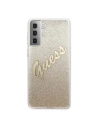 Kup Guess Samsung Tasche GUHCS21SPCUGLSGO Galaxy S21 gold/gold Hartschalengehäuse Glitter Gradient Script - GUE940GLD - {ean13} - Sklep Home Screen