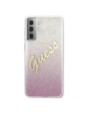 Kup Etui Guess GUHCS21SPCUGLSPI Samsung Galaxy S21 růžový/pink hardcase Glitter Gradient Script - GUE941PNK - {ean13} - Sklep Home Screen