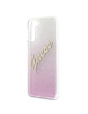 Kup Etui Guess GUHCS21SPCUGLSPI Samsung Galaxy S21 růžový/pink hardcase Glitter Gradient Script - GUE941PNK - {ean13} - Sklep Home Screen